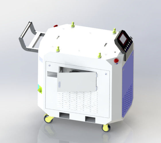 500W 0.8Mpa Laser Descaling Machine , Laser Paint And Rust Removal